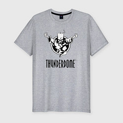 Футболка slim-fit Thunderdome v 2, цвет: меланж