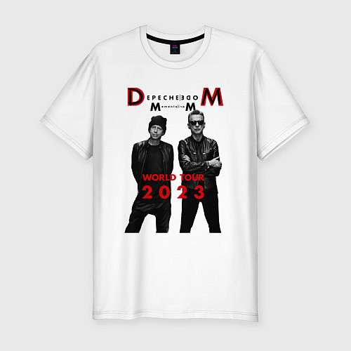 Мужская slim-футболка Depeche Mode - Memento Mori / Белый – фото 1