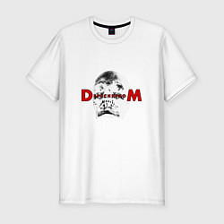 Футболка slim-fit Depeche Mode 2023 Memento Mori - Skull 02, цвет: белый