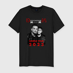 Мужская slim-футболка Depeche Mode 2023 Memento Mori - Dave & Martin 09