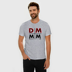 Футболка slim-fit Depeche Mode - Memento Mori Logo DM, цвет: меланж — фото 2