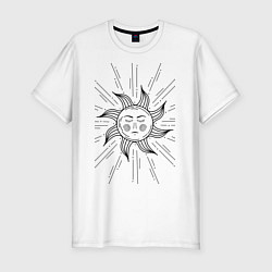 Мужская slim-футболка Baroque Sun
