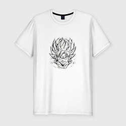 Футболка slim-fit Персонаж Goku, цвет: белый