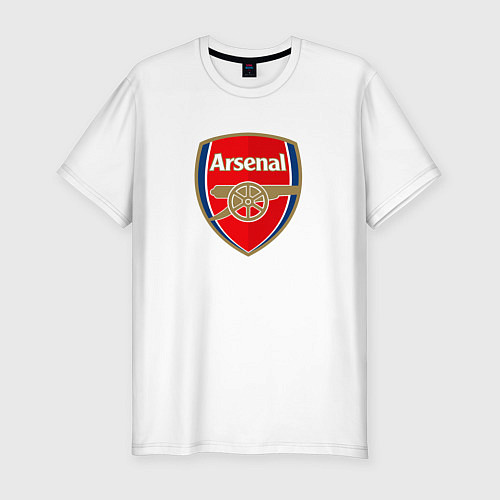 Мужская slim-футболка Arsenal fc sport / Белый – фото 1