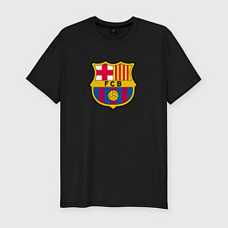 Футболка slim-fit Barcelona fc sport, цвет: черный