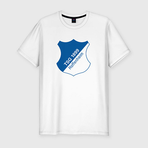 Мужская slim-футболка Hoffenheim fc germany / Белый – фото 1