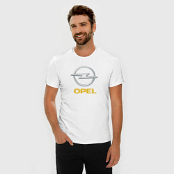 Футболка slim-fit Opel sport auto, цвет: белый — фото 2