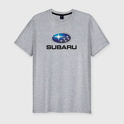 Футболка slim-fit Subaru sport auto, цвет: меланж