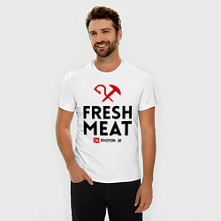 Футболка slim-fit Fresh Meat, цвет: белый — фото 2