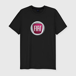 Футболка slim-fit Fiat Italy, цвет: черный