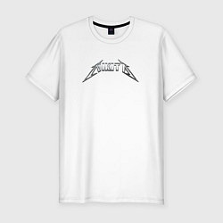 Мужская slim-футболка Никита в стиле группы Металлика
