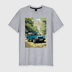 Мужская slim-футболка Land Rover - Range Rover 1998