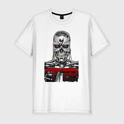 Футболка slim-fit Terminator 2 T800, цвет: белый