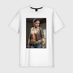 Футболка slim-fit Half life - hot alyx, цвет: белый