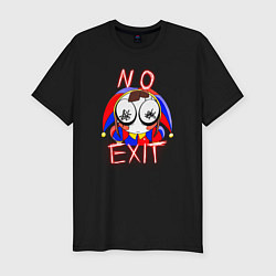 Футболка slim-fit No exit Pomni, цвет: черный