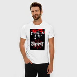 Футболка slim-fit Slipknot - all, цвет: белый — фото 2