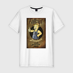 Футболка slim-fit Fallout - dixieland, цвет: белый