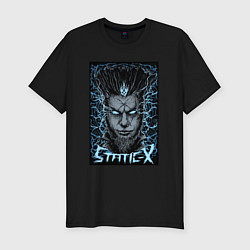 Футболка slim-fit Static-X - Wayne head, цвет: черный