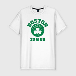 Мужская slim-футболка Boston Celtics 1986