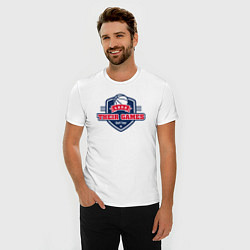 Футболка slim-fit Love their games, цвет: белый — фото 2