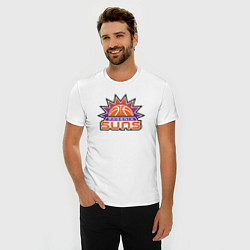 Футболка slim-fit Phoenix Suns, цвет: белый — фото 2