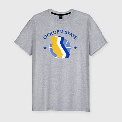 Мужская slim-футболка Golden State stars