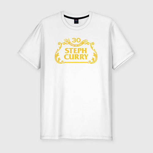 Мужская slim-футболка Стеф Карри 30 / Белый – фото 1