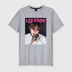 Футболка slim-fit Lee Know Rock Star Stray Kids, цвет: меланж