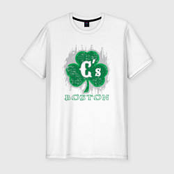 Мужская slim-футболка Boston Celtics style