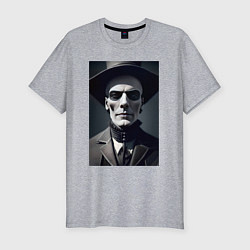 Футболка slim-fit Mr death, цвет: меланж