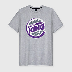 Футболка slim-fit Sacramento king, цвет: меланж