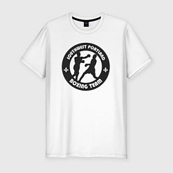 Футболка slim-fit Portland boxing team, цвет: белый