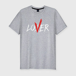 Мужская slim-футболка Loser - lover