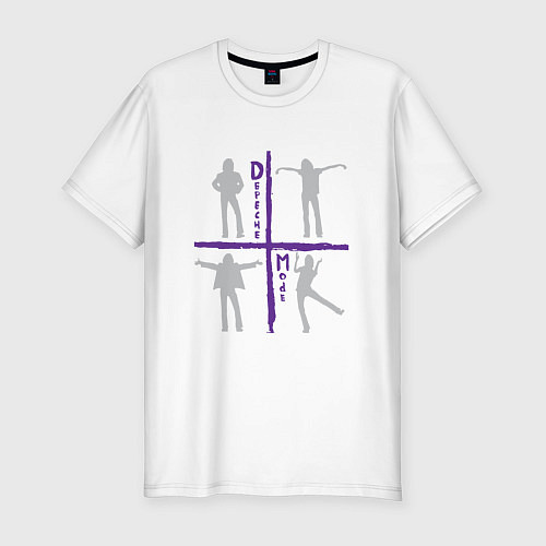 Мужская slim-футболка Songs of Faith and Devotion Depeche Mode / Белый – фото 1