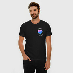 Футболка slim-fit Зима в сердце - лед, цвет: черный — фото 2