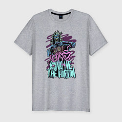 Футболка slim-fit Bring Me the Horizon - Zombie, цвет: меланж