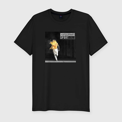 Мужская slim-футболка Sport frei - Lindemann / Черный – фото 1