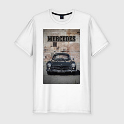 Мужская slim-футболка Mercedes-Benz 300SL
