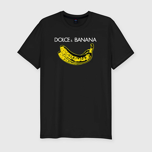 Мужская slim-футболка Dolce Banana / Черный – фото 1