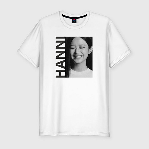 Мужская slim-футболка Hanni k-star / Белый – фото 1