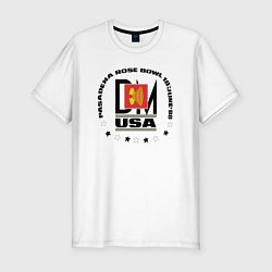 Футболка slim-fit Depeche Mode - 101 rose bowl show, цвет: белый