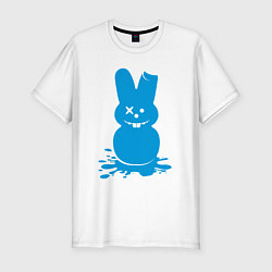 Футболка slim-fit Blue bunny, цвет: белый