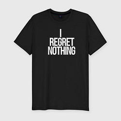 Мужская slim-футболка Postal I regret nothing