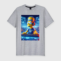 Футболка slim-fit Cool Bart Simpson - esport, цвет: меланж