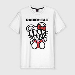 Футболка slim-fit Radiohead toy, цвет: белый