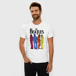 Футболка slim-fit The Beatles all, цвет: белый — фото 2