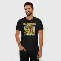 Футболка slim-fit Iron Maiden Powerslave, цвет: черный — фото 2