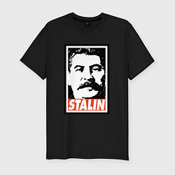 Футболка slim-fit USSR Stalin, цвет: черный