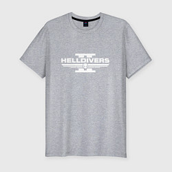 Футболка slim-fit Helldivers 2, цвет: меланж