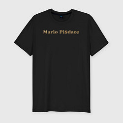 Футболка slim-fit Mario Pisdace, цвет: черный